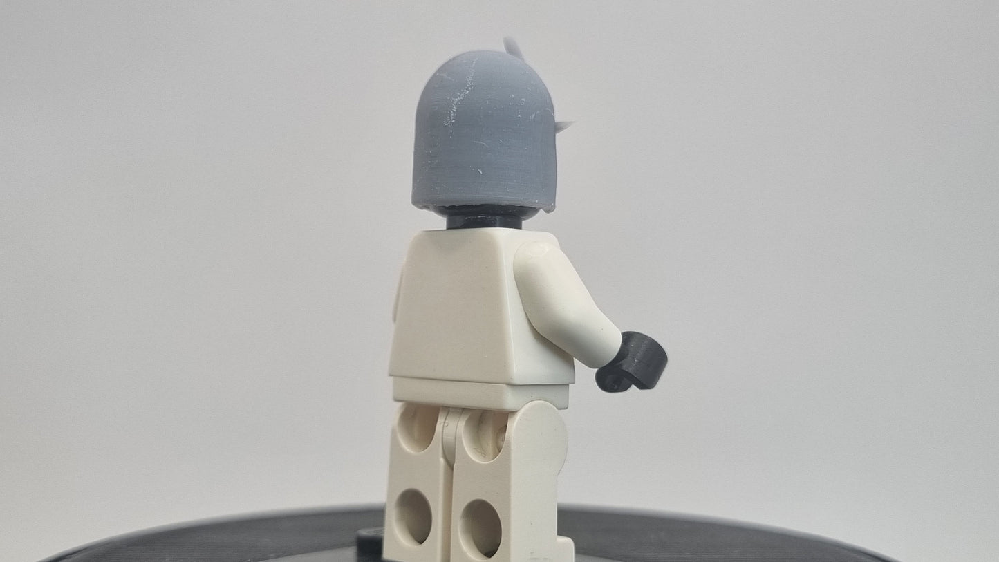 Custom 3D printted building toy star super hero helmet!