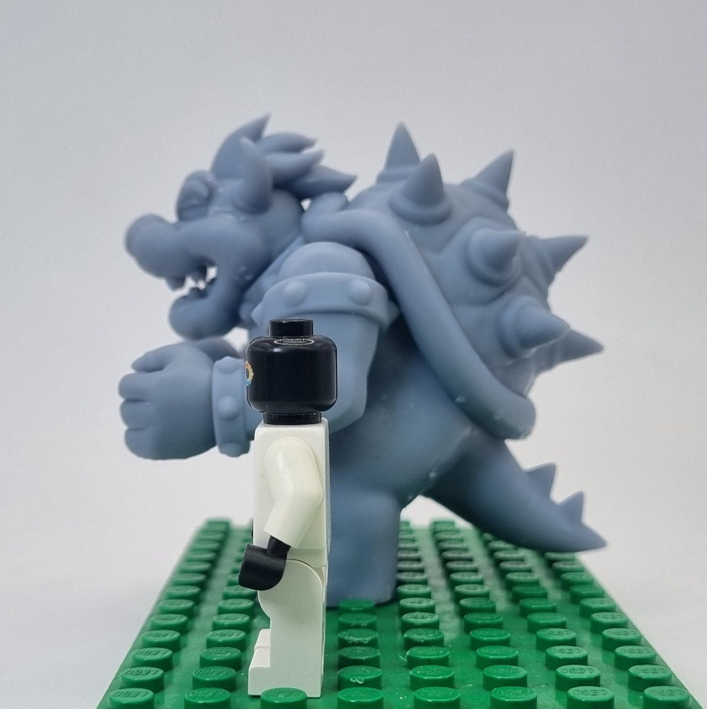 Custom 3D printed building toy spikey turtle bigfig!