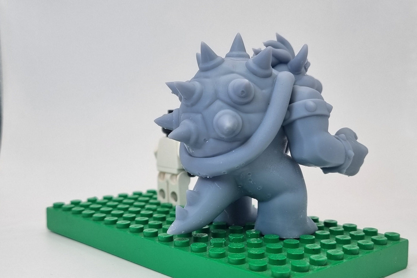 Custom 3D printed building toy spikey turtle bigfig!