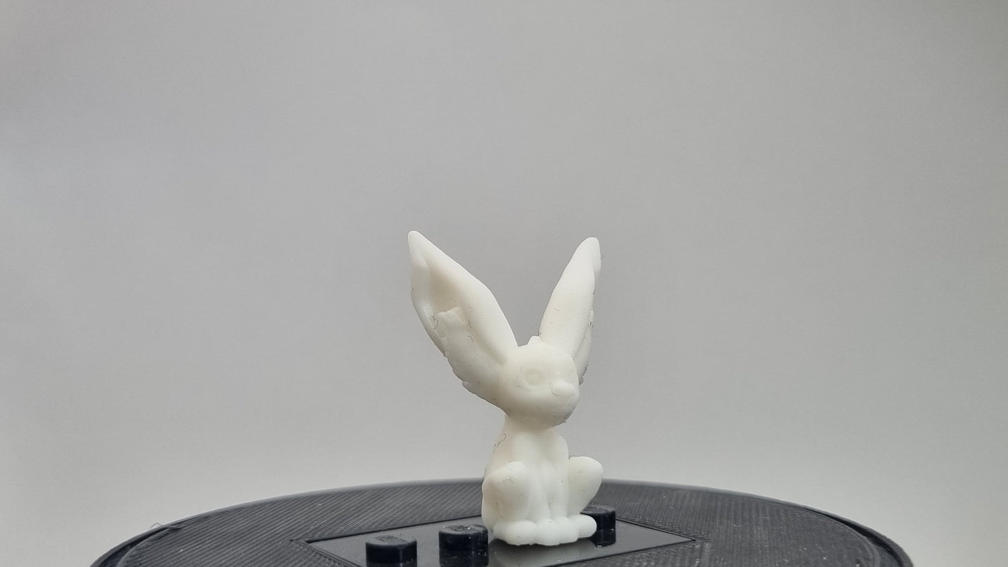 Building toy custom 3D printed white monkey!