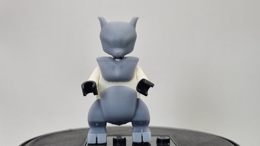 Building toy custom 3D printed animal to catch minifigure lab bread animal