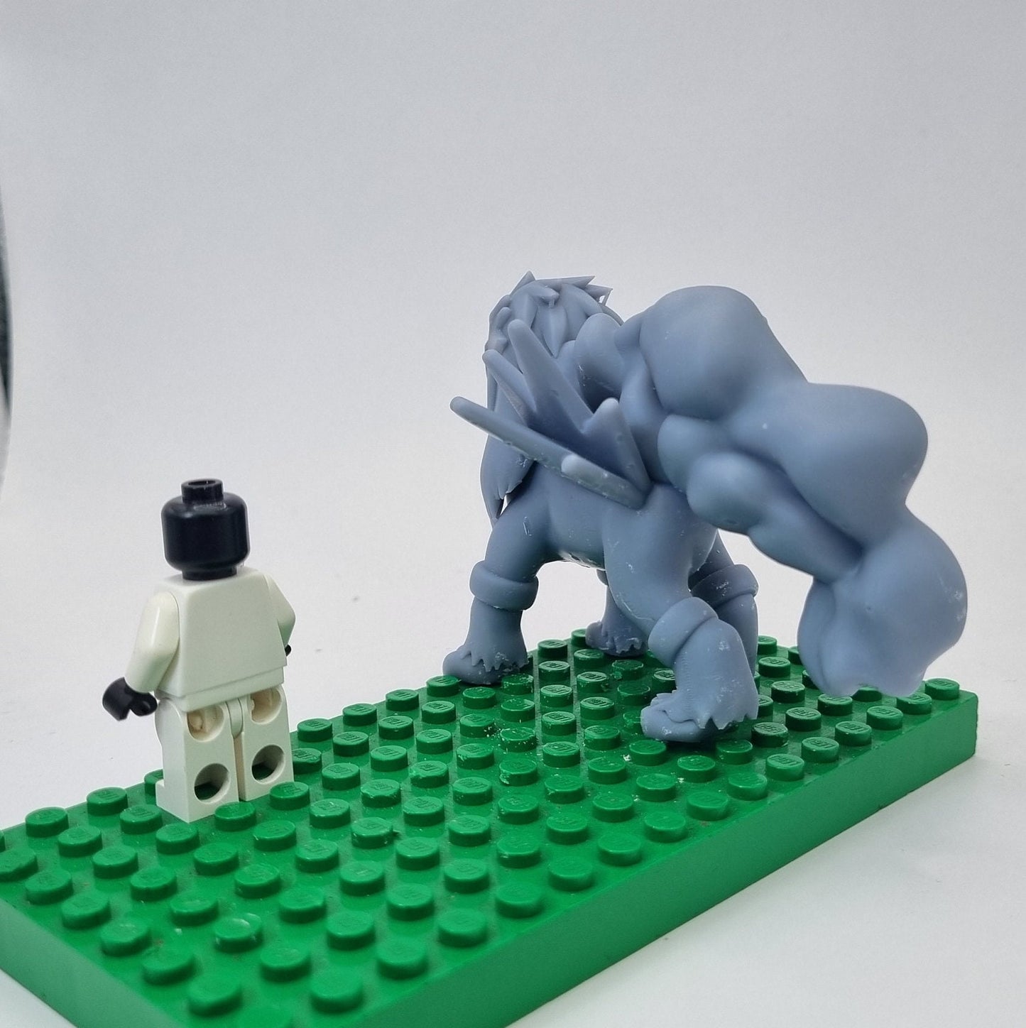 Building toy custom 3D printed animal to catch legandary fire dog