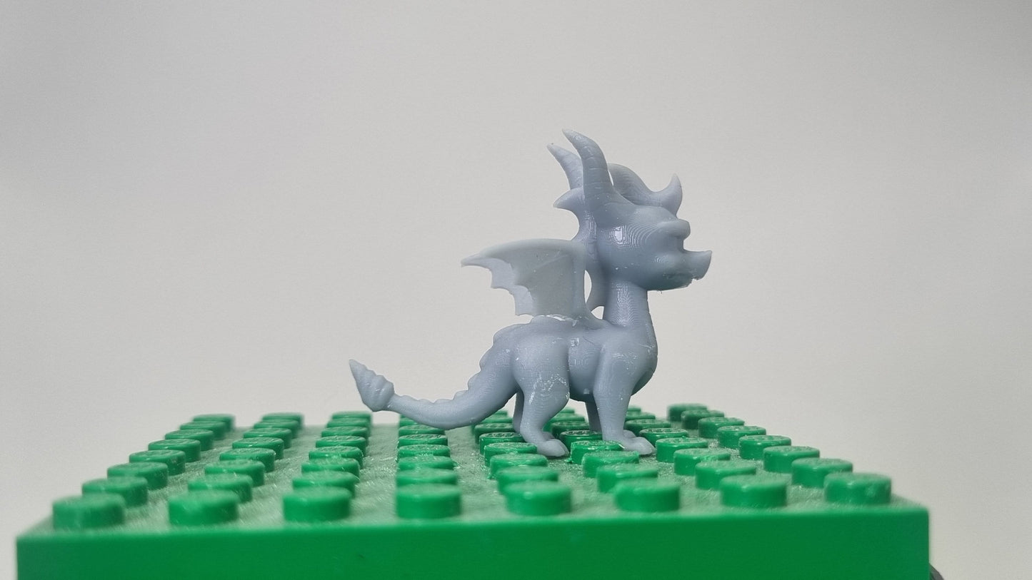 Custom 3D printed building toy little dragon!