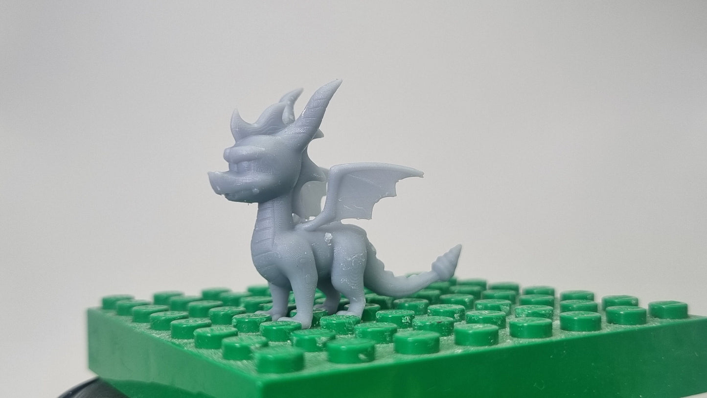 Custom 3D printed building toy little dragon!