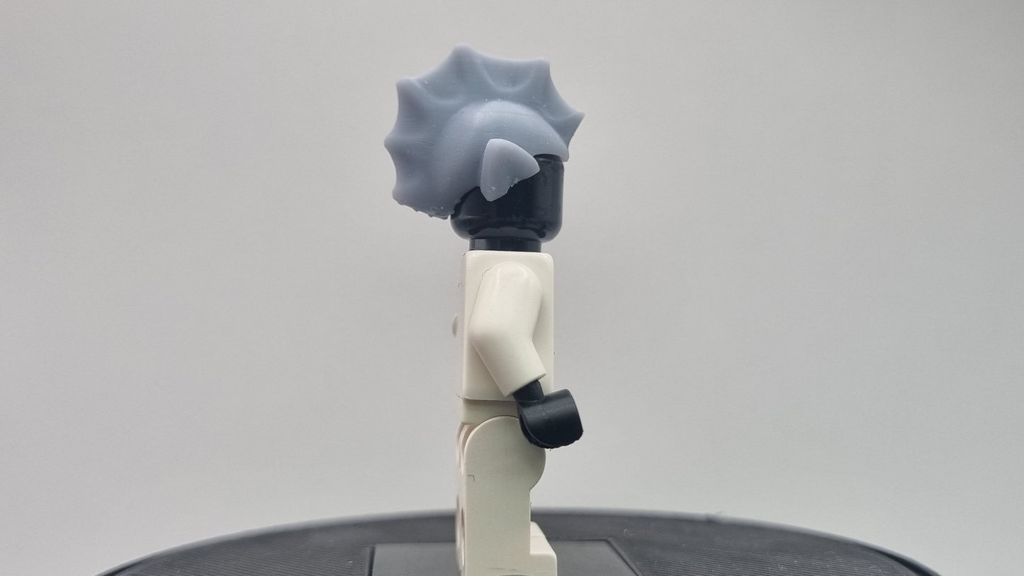 Custom 3D printed building toy spikey mohawk elve!