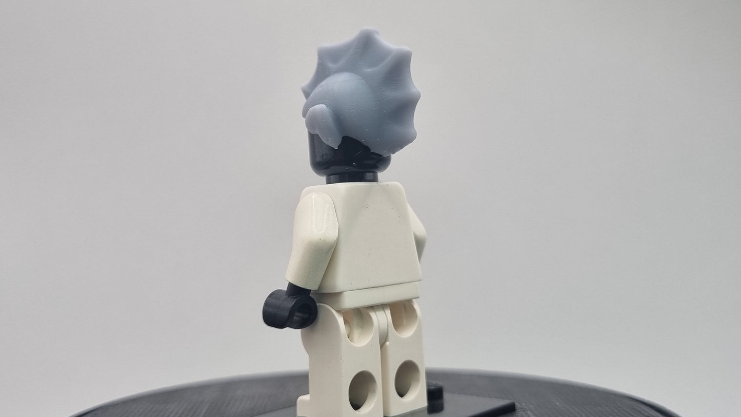 Custom 3D printed building toy spikey mohawk elve!