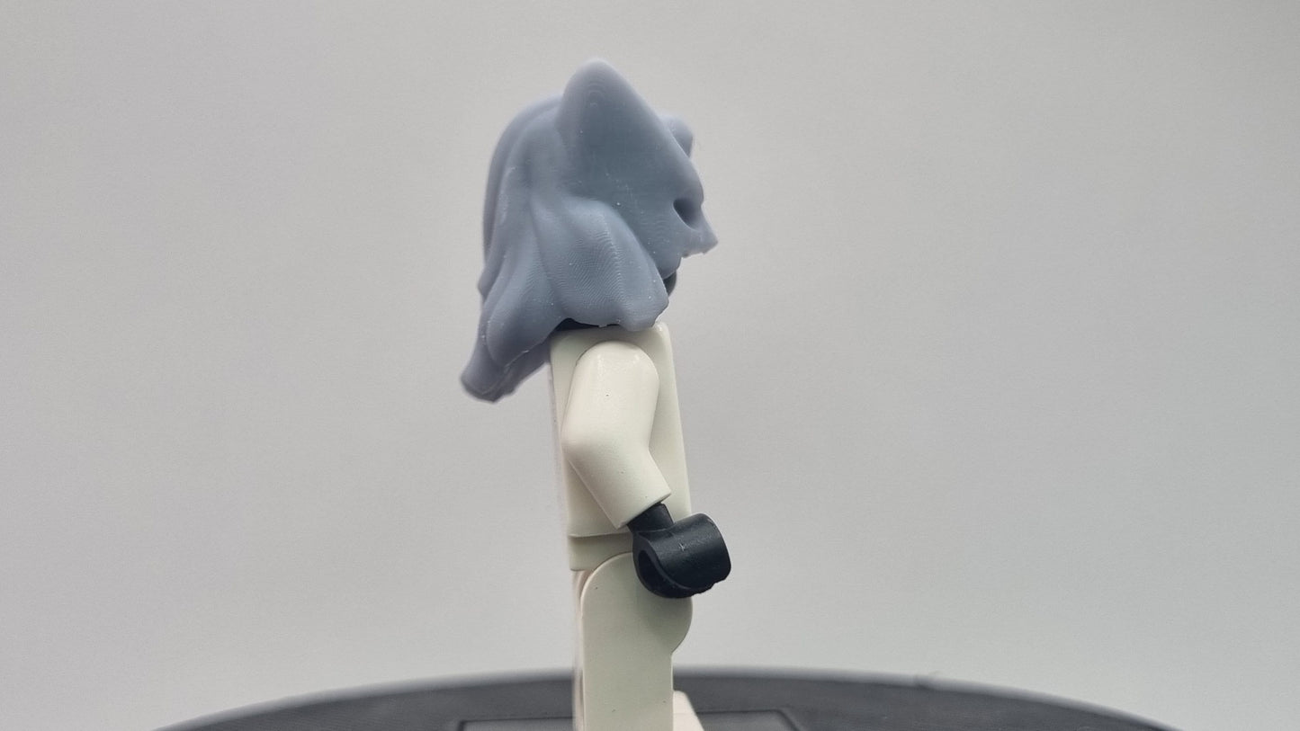 Custom 3D printed building toy masked girl!