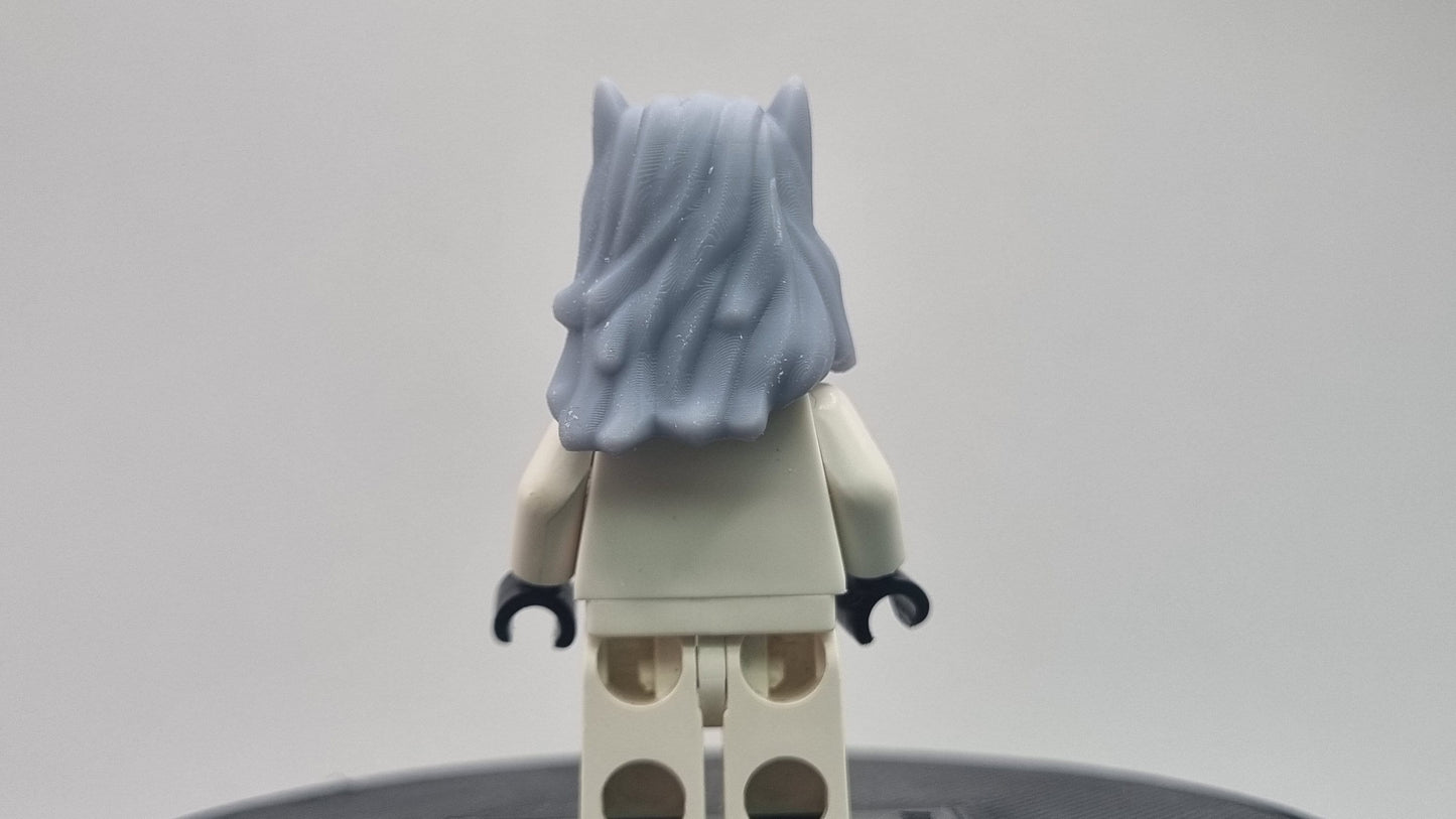 Custom 3D printed building toy masked girl!
