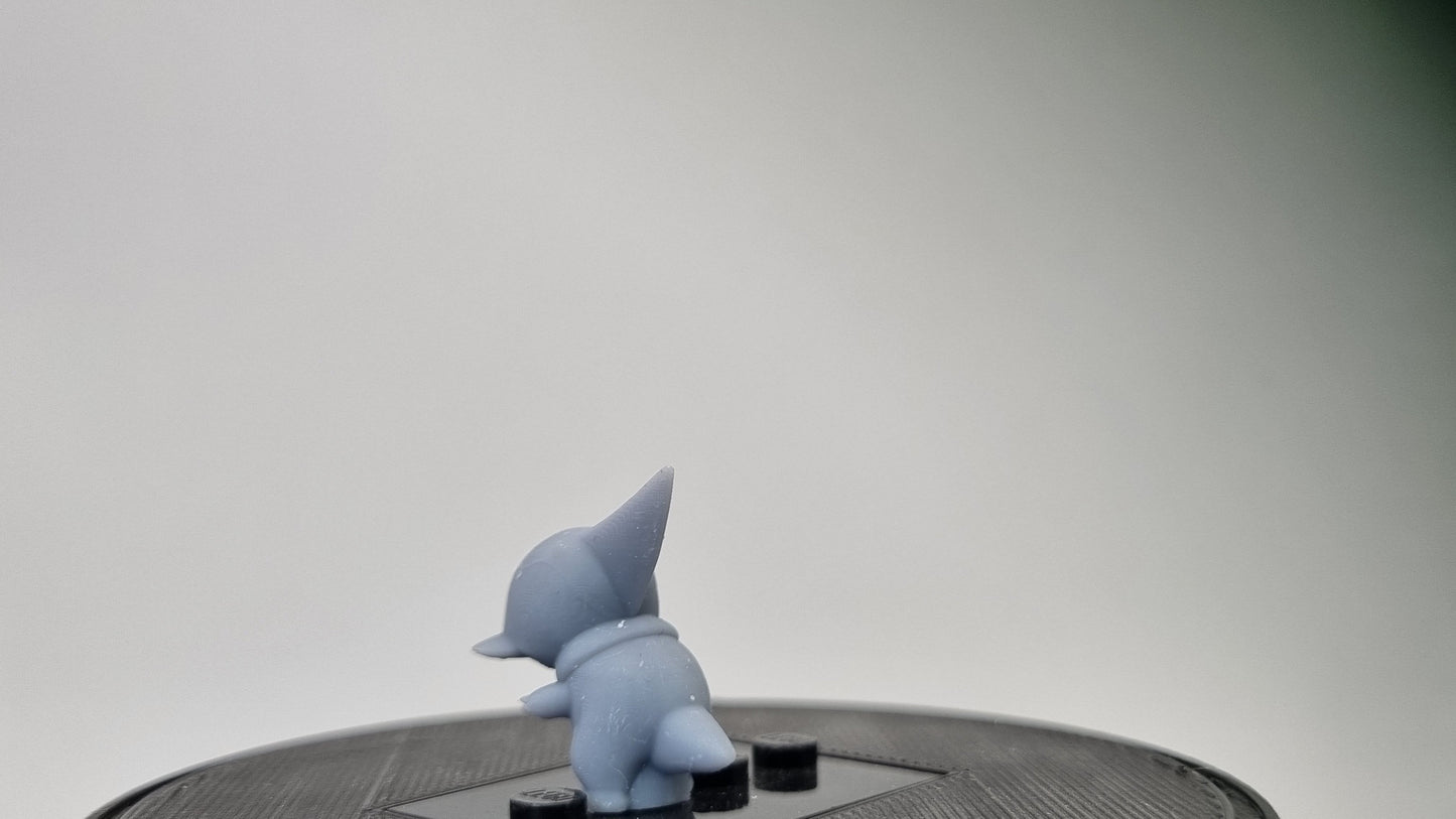 Building toy custom 3D printed animal to catch unicorn dinosaur
