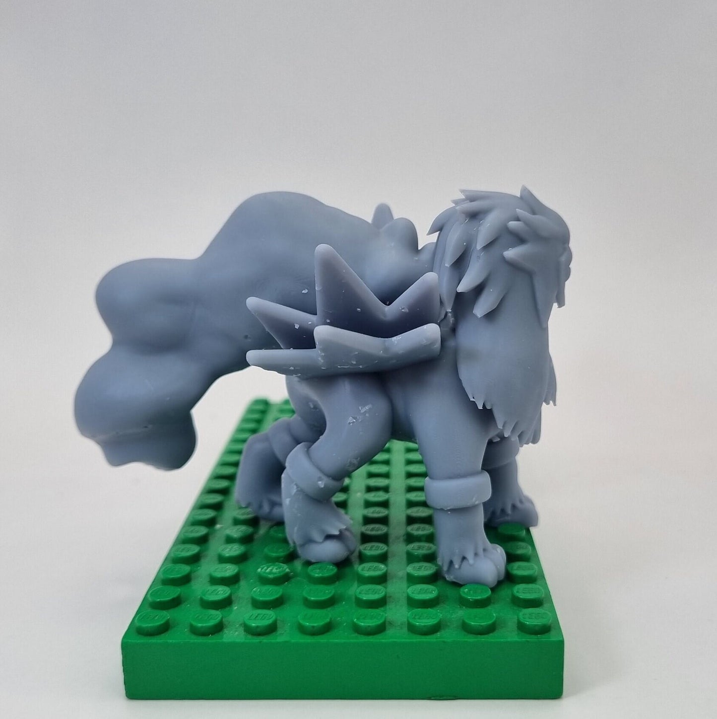 Building toy custom 3D printed animal to catch legandary fire dog