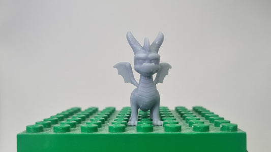 Custom 3D printed building toy little dragon!