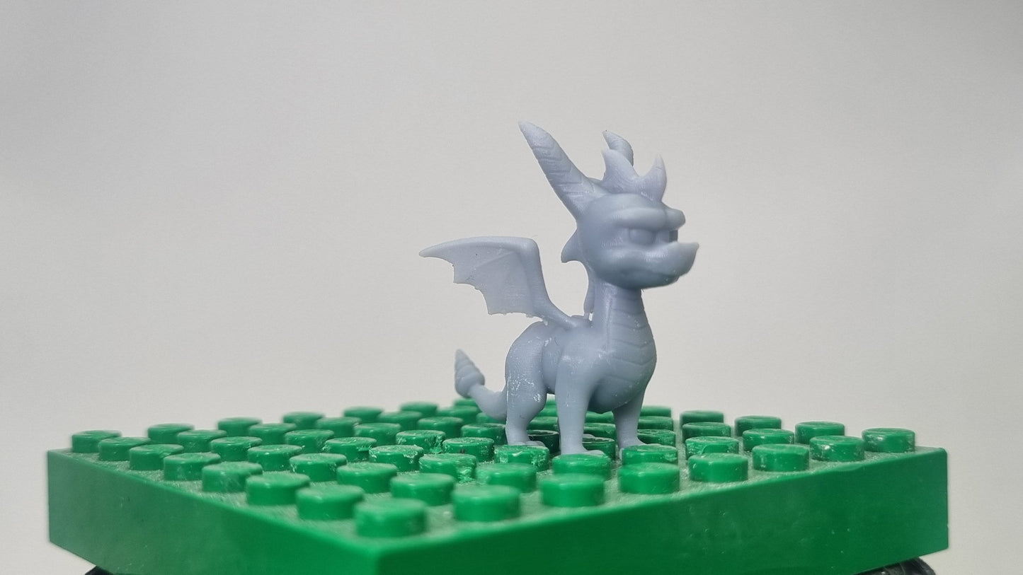 Custom 3D printed building toy little dragon!